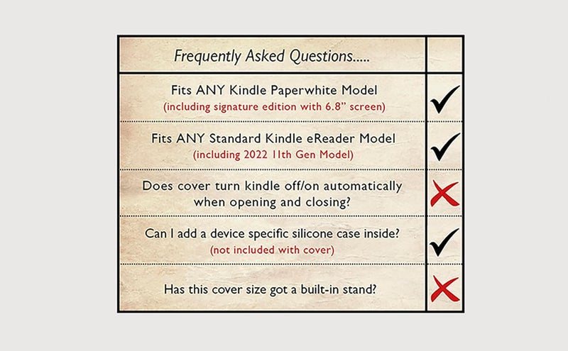 KleverCase Universal Book Cover for eReader Devices with 6 to 6.8 Inch Screen. Works with kobo, Nook, Kindle, Kindle Paperwhite, Sony, storytel and More. (Grimoire Magic) - Image 5